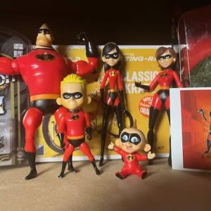 5 Piece INCREDIBLES Figure Set - LOOSE