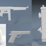 Share IDEAL CAPTAIN ACTION SGT FURY 5-Piece Replacement Set Reproduction 3D Printed