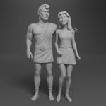 MIGHTY HERCULES 2 Figure Set Hercules Helena