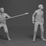 Gwangi Pose 1 and Pose 2