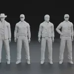 The WRAITH Movie 1986 - 18 Figure - 1:24