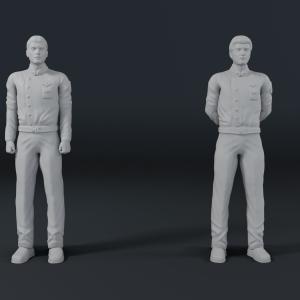 Battlestar Galactica - Apollo and Adama (2004) - 2 figure set - 1:32 1:24