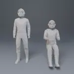 SHADO UFO - 18 Figure Set - 1:48 1:24