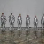 LOST IN SPACE Switch N Go Mattel Robinson Family Silver Suits 1:35 REPRO SET