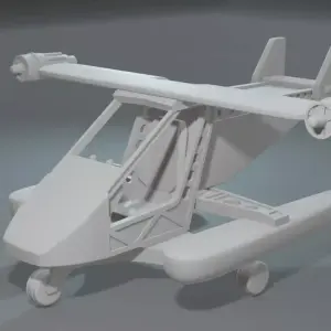 GI Joe Adventure Team- Pursuit Aircraft - 3.75 Tall Figures