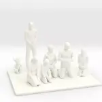 Lost In Space - Robinson Family Praying Together - 1:24