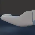 Six Million Dollar Man - Space Ship In-flight & Landed and Recovery - 7 Piece Set
