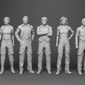 Parker Lambert Kane Dallas Ripley Ash Brent ALIEN 1979 1:35 1:24 3D Printed