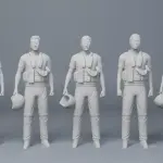 TOP GUN - MAVERICK - 14 Figure Set - 1:18