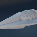 SMALLVILLE SHIP with BABY KAL-EL INFANT - 4 inches long