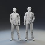 48 Hours - Eddie Murphy and Nick Nolte - 2 figure set - 1:24