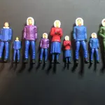 Lost In Space - Robinson Family Don Dr Smith - 1st Season Parka - 7 Figures 1:35 1:24