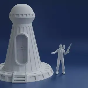 Lost in Space - Tucker Figure and Space Ship - 1:35  1:24