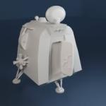 Lost In Space - SPACE POD 1:35 1:24 - Rear Hatch - Open or Closed