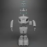B9 Robot Lost in Space 3D Print 3.5 Feet Tall - Multiple Parts