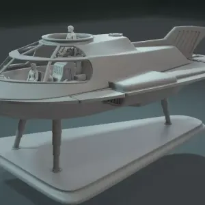 Fantastic Voyage Proteus 10" Submarine - Plus 14 Figure Set