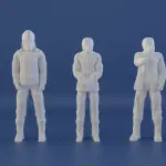 Planet of the Apes Julius Zira Cornelius Zaius Taylor Nova 3D Printed 8 Figures