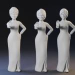 Louis Armstrong and the Supremes - 3D printed 4-piece set - 1:18