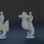 Aquaman - 4 Piece Set with Telekinetic Wave - 1:18