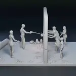 Lost in Space - Robinson Family - HUNGRY SEA Scene - 1:24