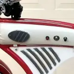 Pee Wee Herman - Burton Adventure Bike - 3D Printed - Oblong Tank Medallion (X2)