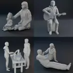Lost In Space - Campsite Figures - 1:24