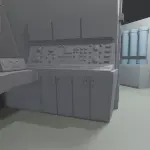 Lost In Space Jupiter 2 LOWER-LEVEL - 1:35 - 8 pieces