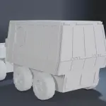 GI Joe Adventure Team Mobile Support Vehicle - 3.75 inch tall figures