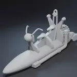 Lost in Space - Collision of the Planets - 8 Figure Set - 3D print - 1:24