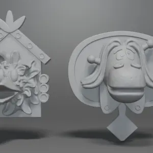 Banana Splits Characters - Cuckoo and Mouse