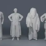 Lost In Space - Aliens and Villains - 9-piece - 1:24