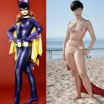 Batman - Batgirl Bat Cycle - Yvonne Craig - 2 Figures and Motorcycle Set