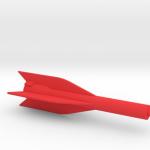 CAPTAIN ACTION SILVER STREAK IDEAL 4 PIECE SET - 2 Launcher Arms & 2 Rockets