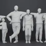 Harlem Globetrotters 6 Figure Set