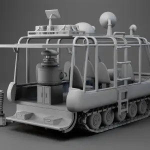 Lost In Space CHARIOT Rear Robot Entry 5 Pieces 3D Printed