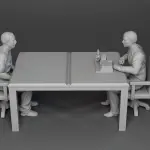 BLADE RUNNER - Leon Kowalski Voight-Kampff Test - 1:24 - 5 Piece Set - 3D Print