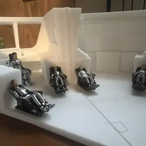 Lost In Space Jupiter 2 - Lower-Level 5 Piece Seat Set - Polar Lights or 1:35