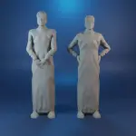 Lost In Space Invaders from the 5th Dimension Alien Figures Landscape 3D print 1:35