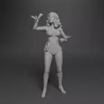 Wonder Woman Lynda Carter - Set of 2 - Cape and Deflecting Bullet - 1:18