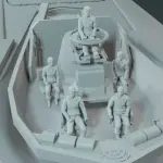 Fantastic Voyage Proteus - 5 Figure Set - 1:48 1:32 1:24