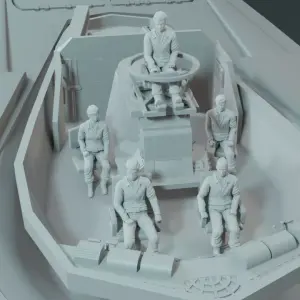 Fantastic Voyage Proteus - 5 Figure Set - 1:48 1:32 1:24