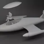 Wonder Woman Wonder Girl - Lynda Carter Debra Winger - Invisible Jet - 5 Piece Set