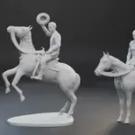 Lone Ranger and Tonto - 1:24 scale