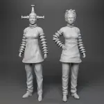 Lost In Space Alien Women Verda (x2) 1:35 1:24 3D Printed