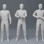 SHADO UFO - 18 Figure Set - 1:48 1:24