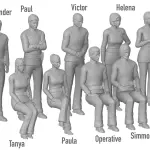 Space 1999 - 12 Figure Set - 1:35
