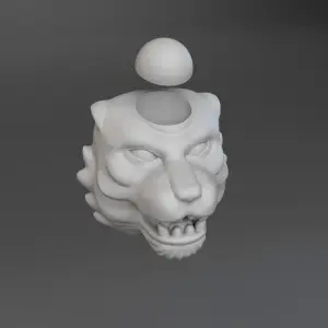 Pee Wee Herman - Burton Adventure Bike - 3D Printed - LION HEAD HORN