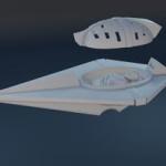 SMALLVILLE SHIP with BABY KAL-EL INFANT - 4 inches long