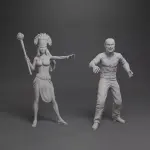 Doc Savage - 12 Figure Set - 1:18 (4")