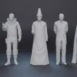 Lost In Space - Aliens and Villains - 9-piece - 1:24